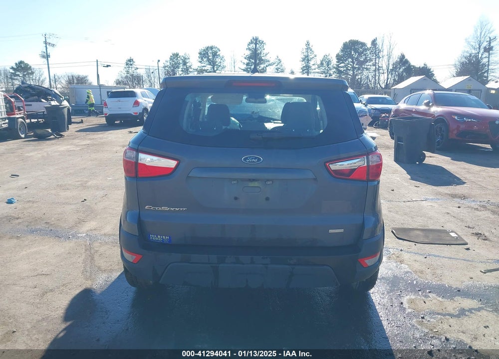 2018 FORD ECOSPORT S VIN: MAJ3P1RE3JC236323