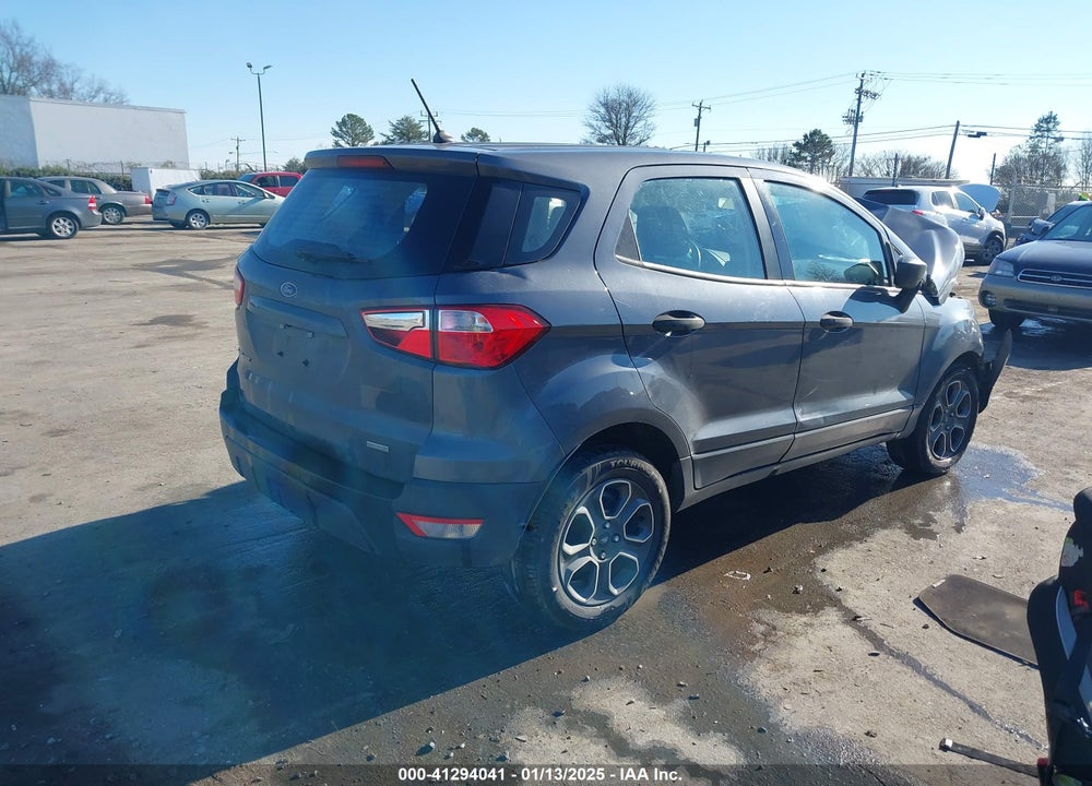 2018 FORD ECOSPORT S VIN: MAJ3P1RE3JC236323