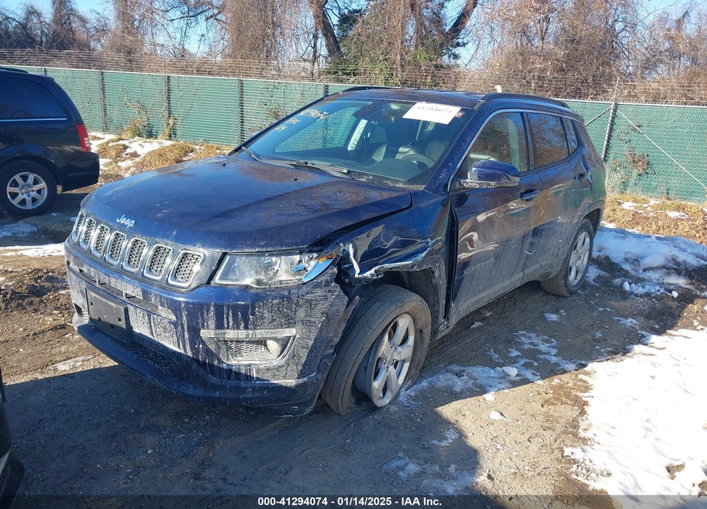 2018 JEEP COMPASS LATITUDE 4X4 VIN: 3C4NJDBB2JT433994