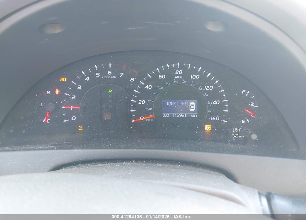 2011 TOYOTA CAMRY XLE V6 VIN: 4T1BK3EK2BU616918