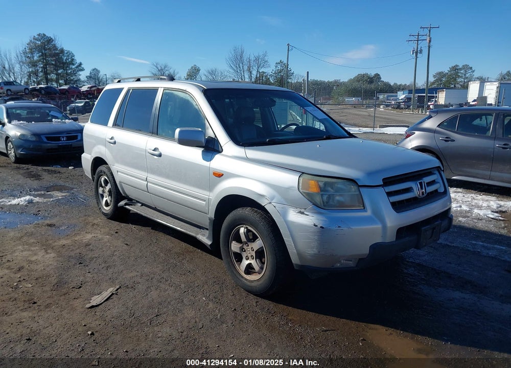 2006 HONDA PILOT EX-L VIN: 2HKYF18506H524719