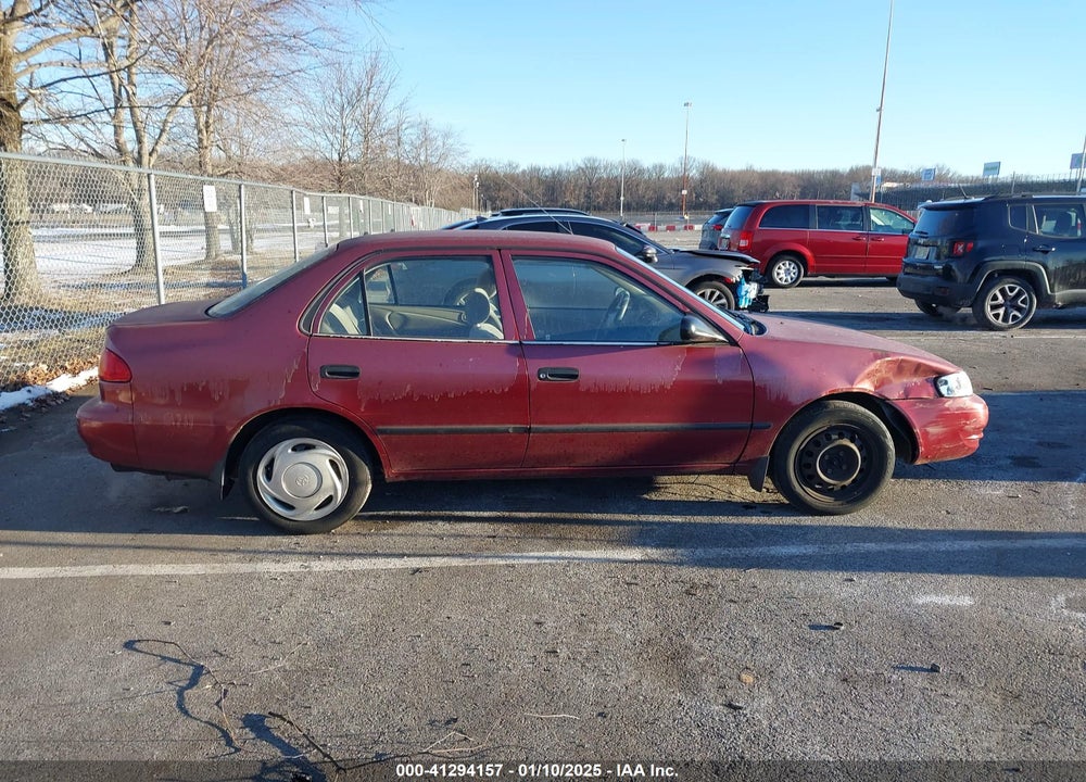 1999 TOYOTA COROLLA CE VIN: 2T1BR12E5XC102729