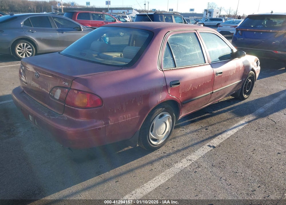 1999 TOYOTA COROLLA CE VIN: 2T1BR12E5XC102729