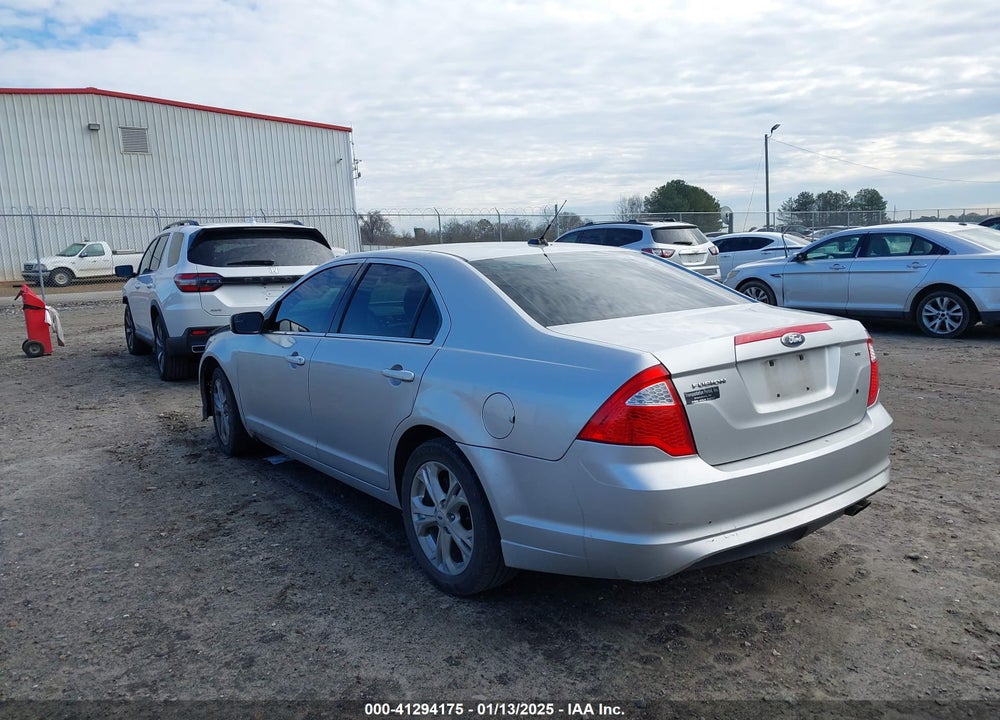 2012 FORD FUSION SE VIN: 3FAHP0HA5CR213354