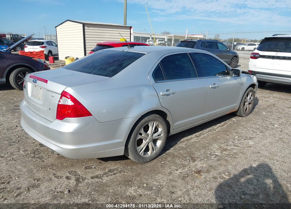 2012 FORD FUSION SE VIN: 3FAHP0HA5CR213354