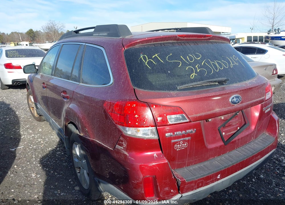 2011 SUBARU OUTBACK VIN: 4S4BRBGC4B3311650