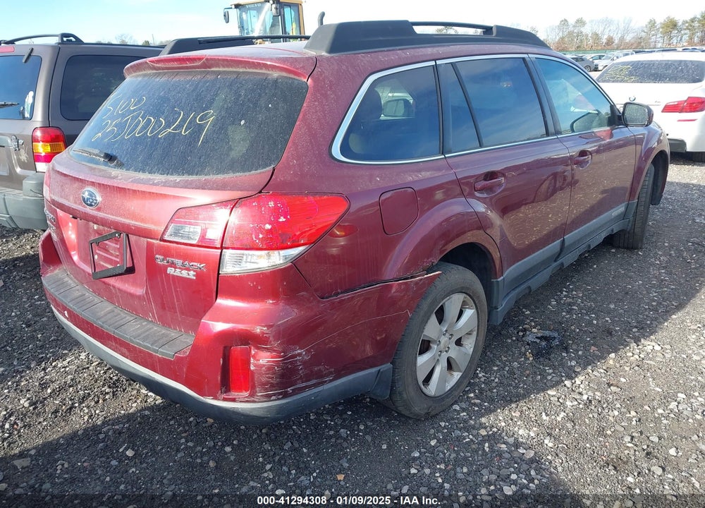 2011 SUBARU OUTBACK VIN: 4S4BRBGC4B3311650