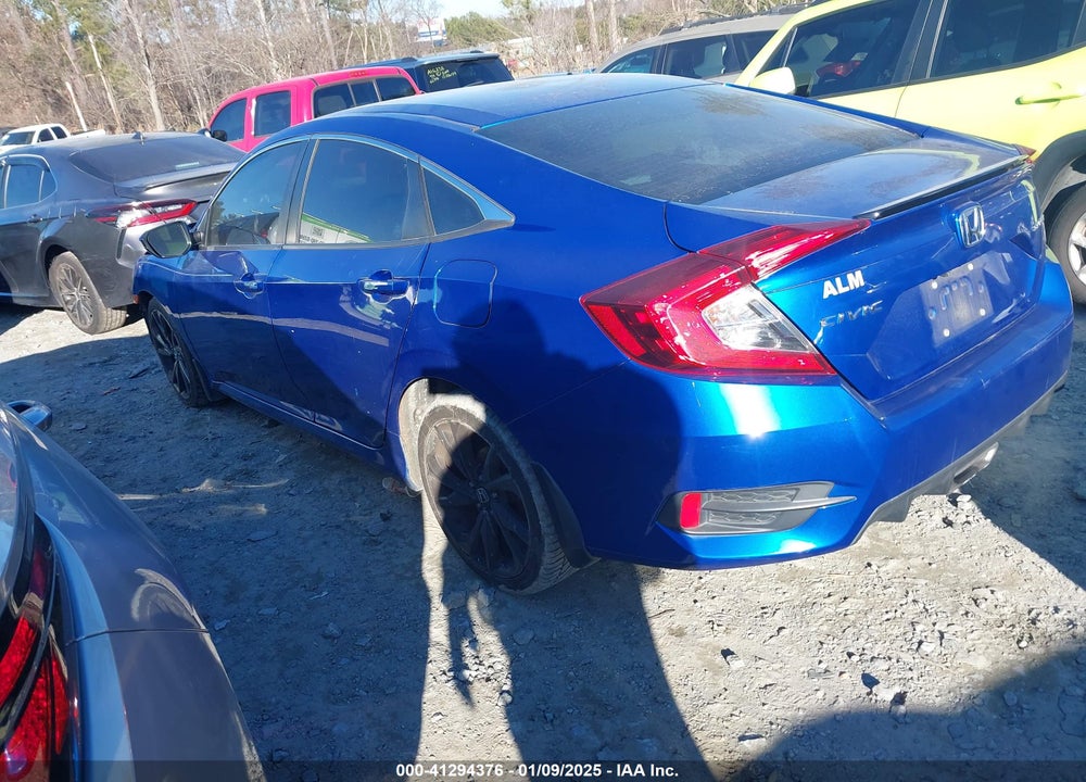 2019 HONDA CIVIC VIN: 19XFC2F8XKE010149