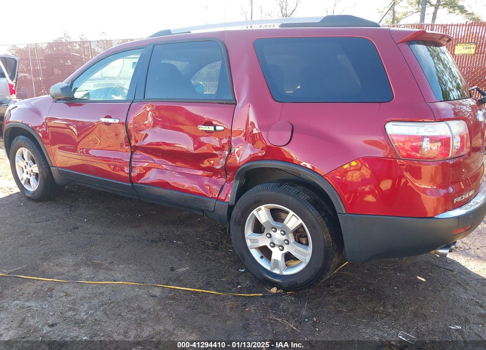 2012 GMC ACADIA SLE VIN: 1GKKRPED8CJ389637