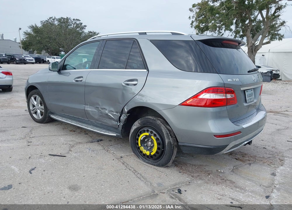2013 MERCEDES-BENZ ML 350 VIN: 4JGDA5JB8DA135704