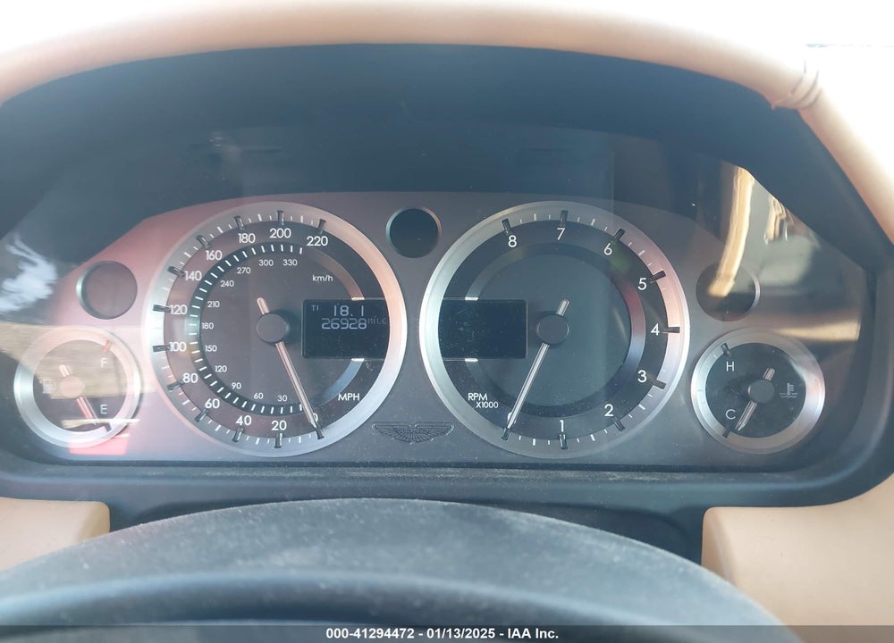 2012 ASTON MARTIN V8 VANTAGE VIN: SCFEKBBKXCGD16676