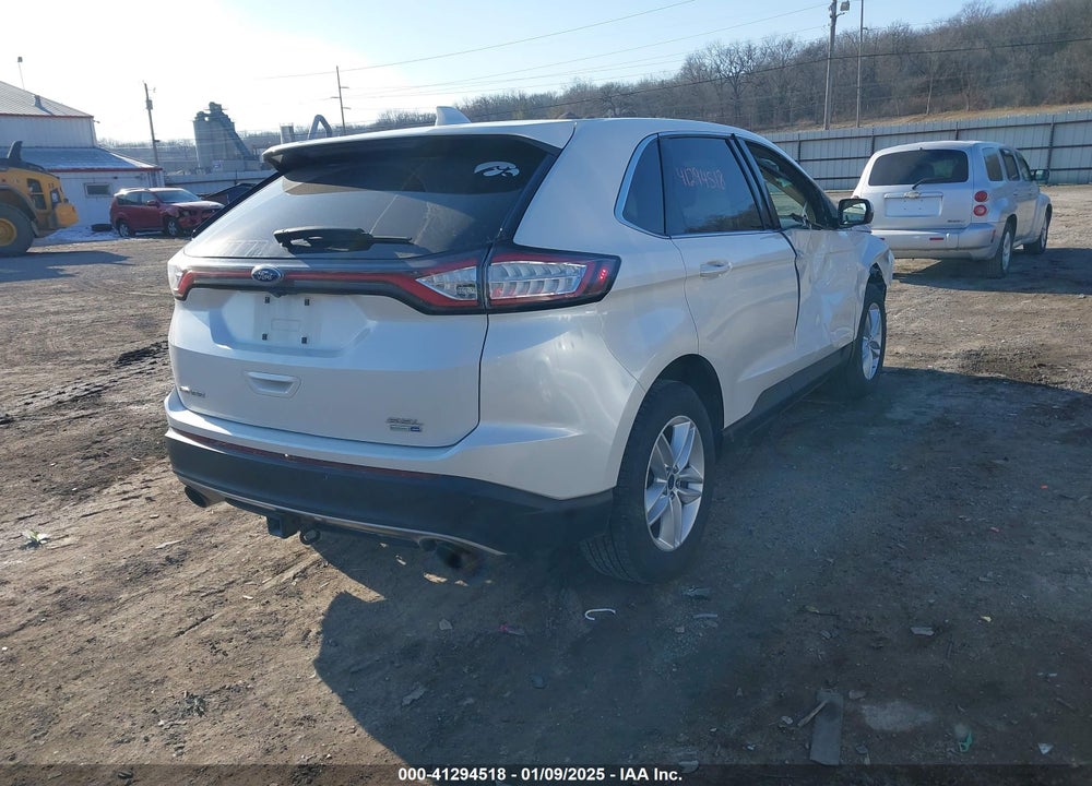 2015 FORD EDGE SEL VIN: 2FMTK4J92FBC34400