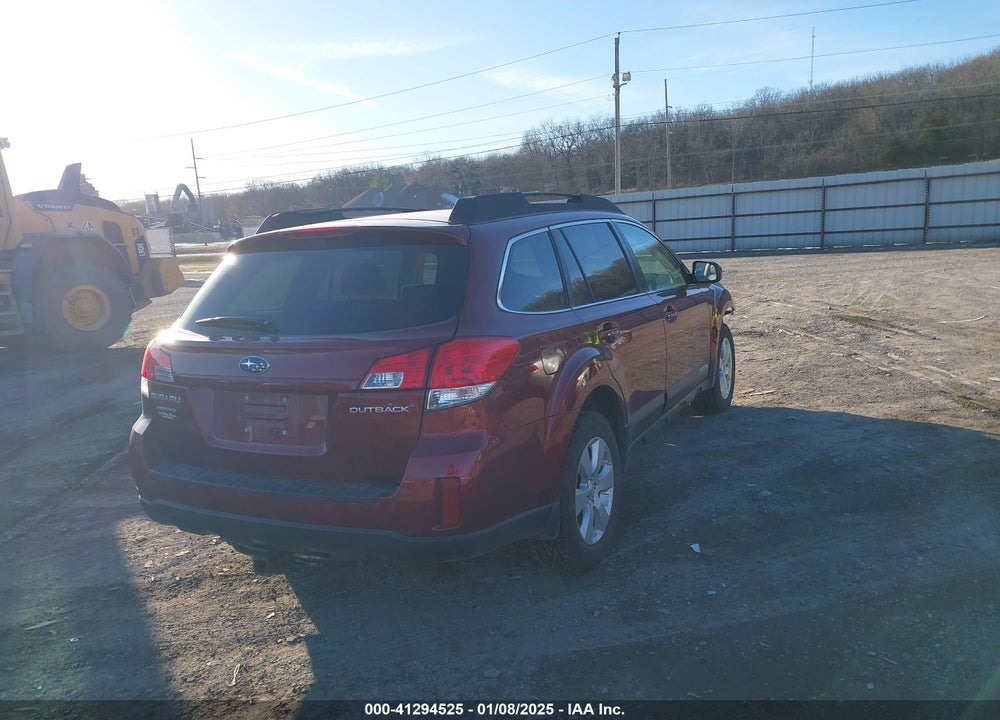 2011 SUBARU OUTBACK 2.5I PREMIUM VIN: 4S4BRCCC5B1373937