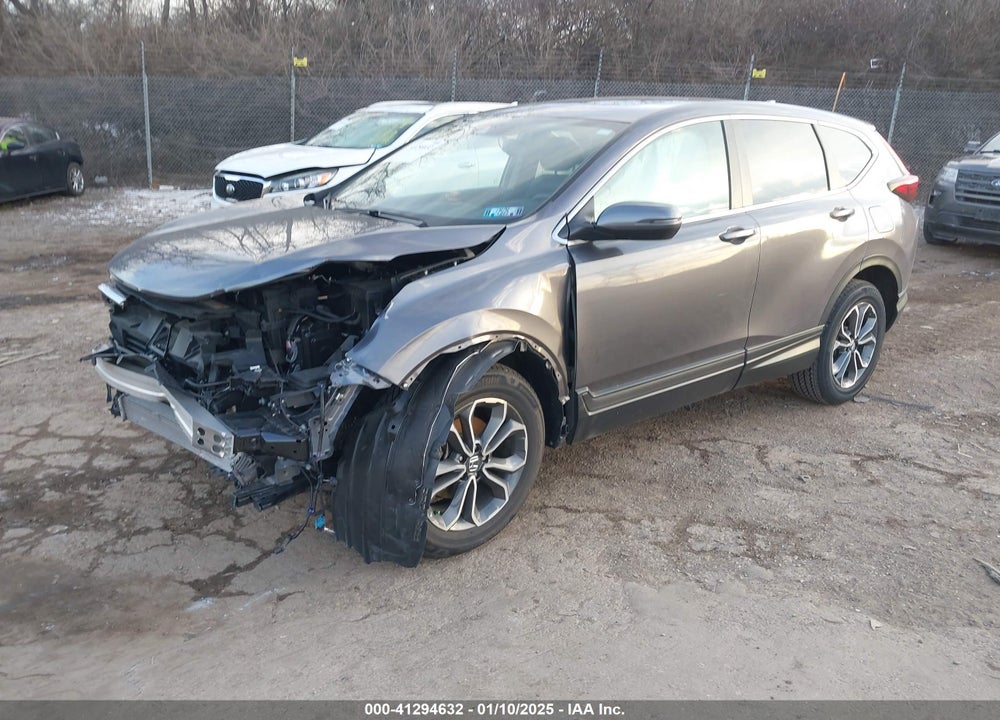 2022 HONDA CR-V AWD EX-L VIN: 2HKRW2H81NH660232