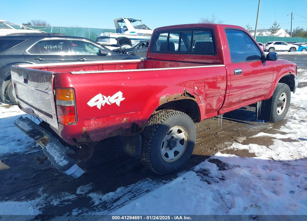 1993 TOYOTA PICKUP 1/2 TON SHORT WHLBSE DX VIN: 4TARN01P9PZ059876