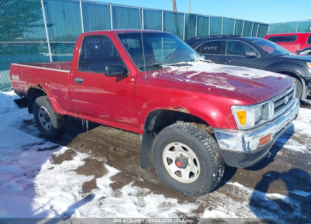 1993 TOYOTA PICKUP 1/2 TON SHORT WHLBSE DX VIN: 4TARN01P9PZ059876