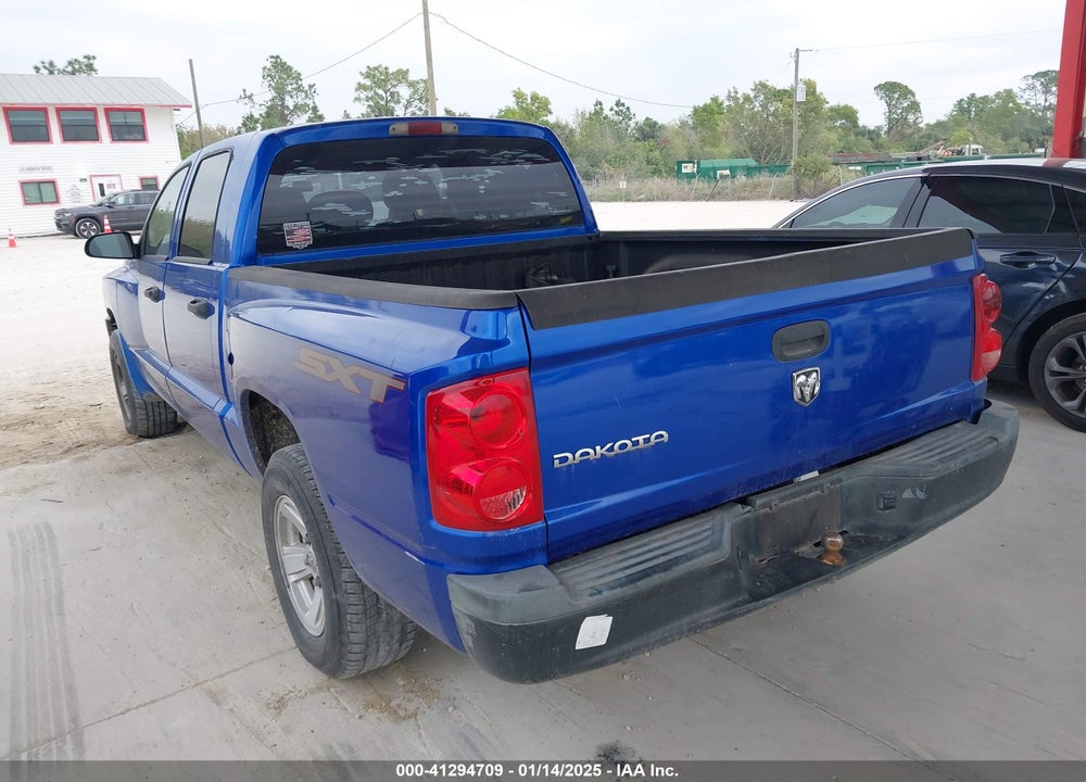 2008 DODGE DAKOTA SXT/BIGHORN/LONESTAR VIN: 1D3HE38K48S546352