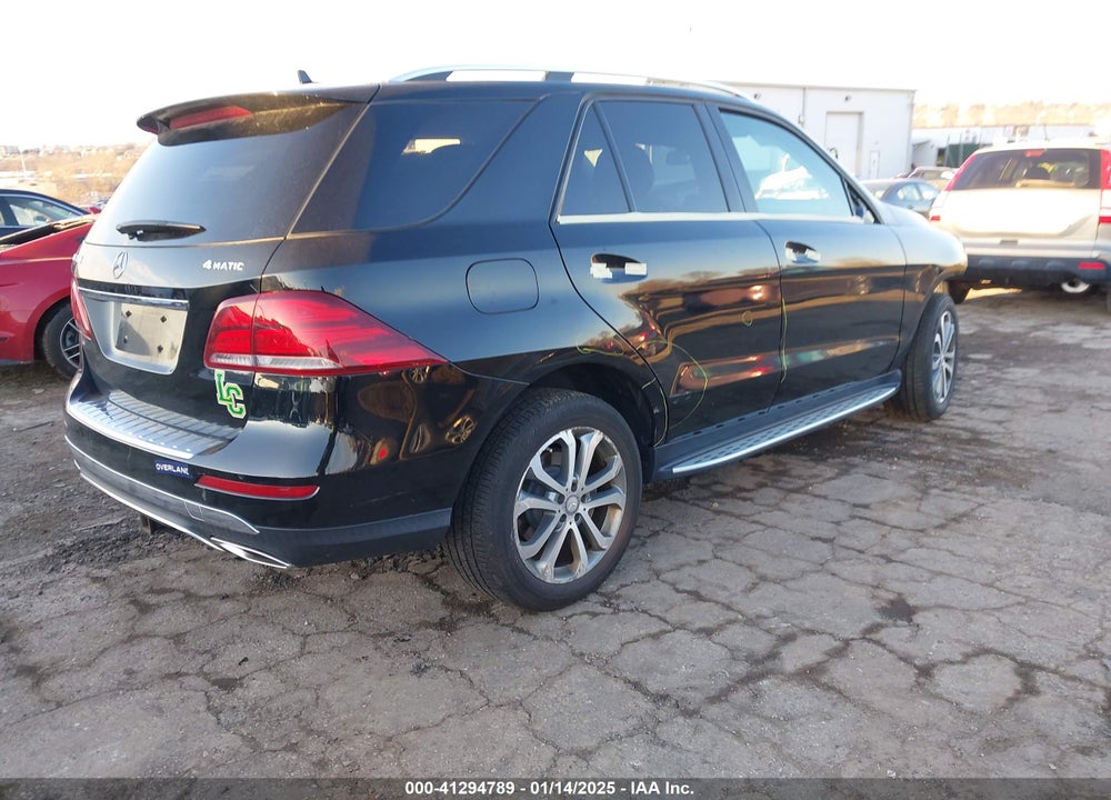 2016 MERCEDES-BENZ GLE 350 4MATIC VIN: 4JGDA5HB3GA644402