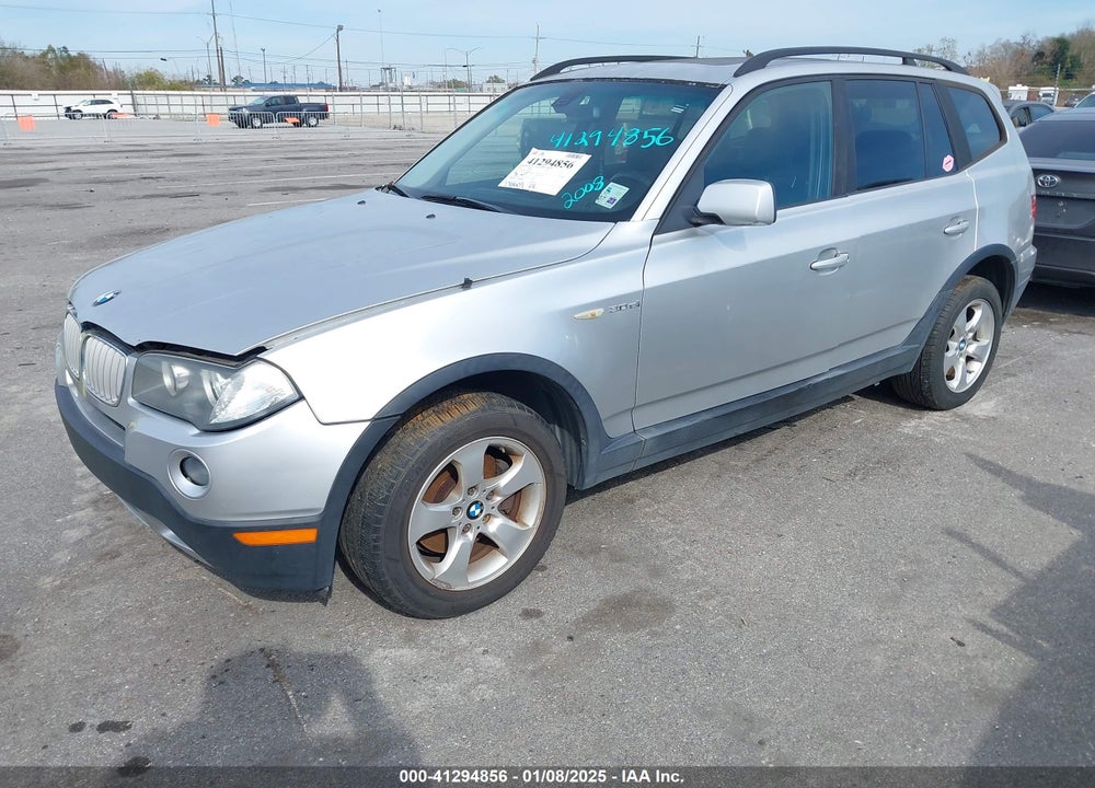 2008 BMW X3 3.0SI VIN: WBXPC93438WJ10075