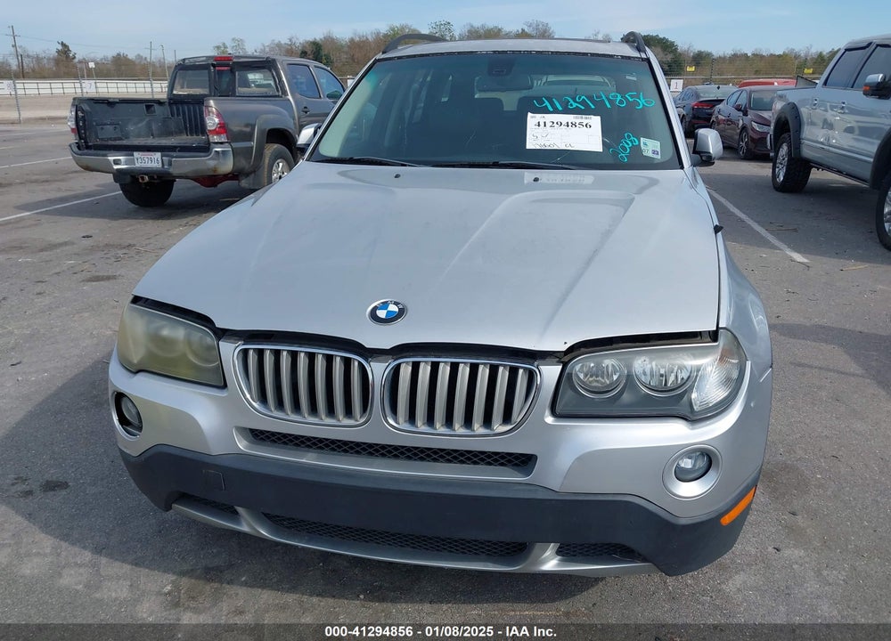 2008 BMW X3 3.0SI VIN: WBXPC93438WJ10075