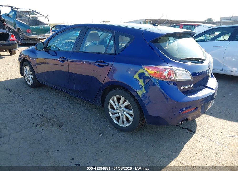 2012 MAZDA 3 I TOURING VIN: JM1BL1L84C1558813