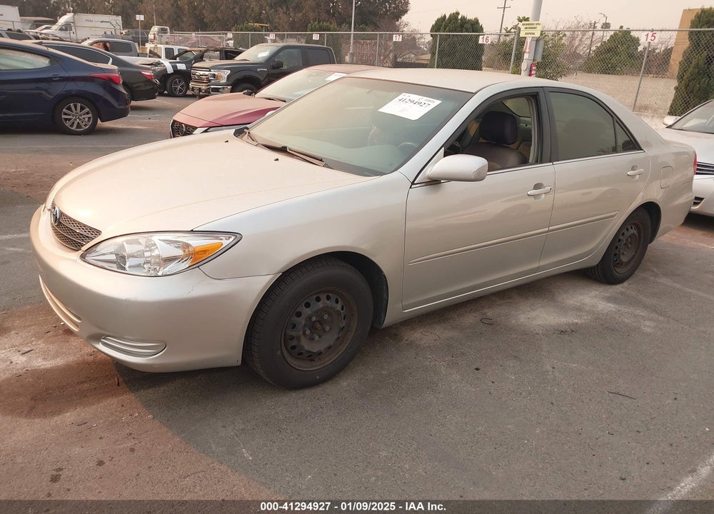 2002 TOYOTA CAMRY LE VIN: JTDBE32KX20055438