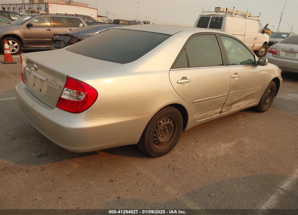 2002 TOYOTA CAMRY LE VIN: JTDBE32KX20055438
