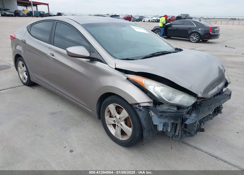 2012 HYUNDAI ELANTRA GLS VIN: 5NPDH4AE6CH138936