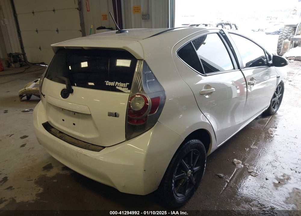 2012 TOYOTA PRIUS C VIN: JTDKDTB31C1506599