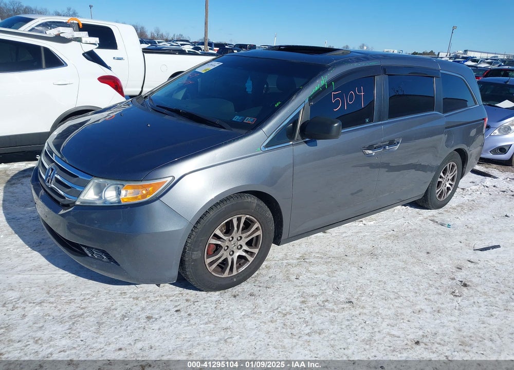 2011 HONDA ODYSSEY EX-L VIN: 5FNRL5H67BB097061