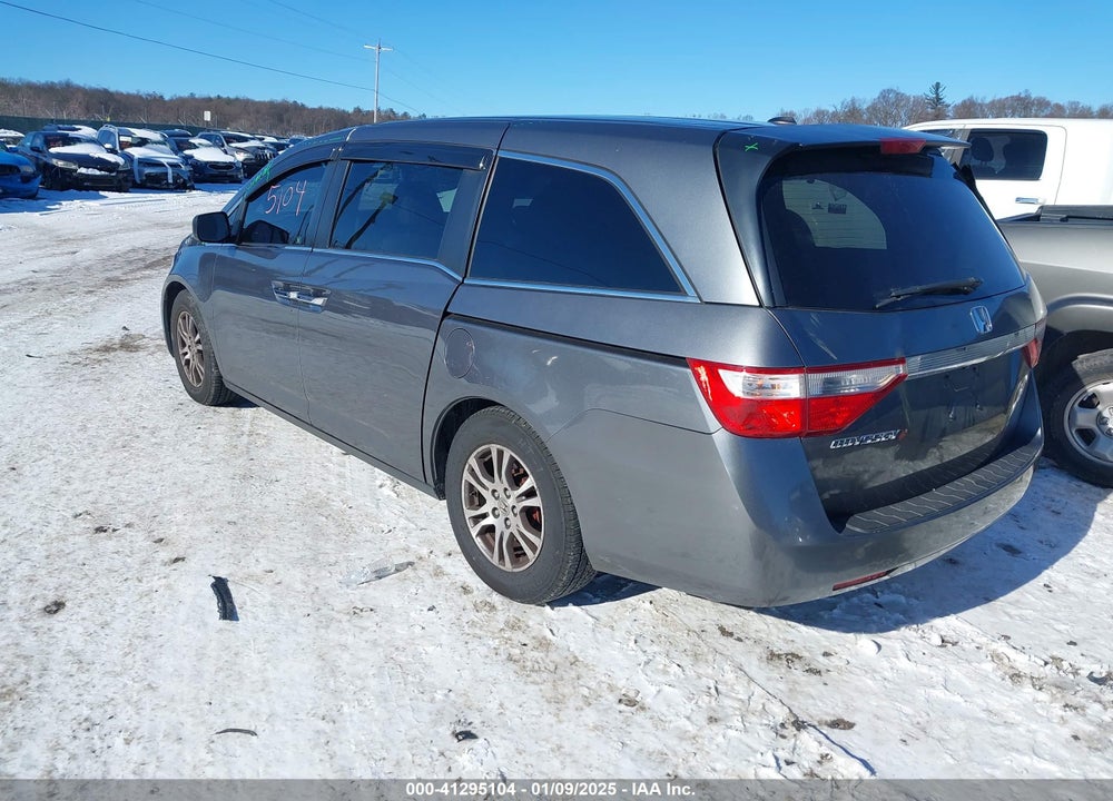 2011 HONDA ODYSSEY EX-L VIN: 5FNRL5H67BB097061