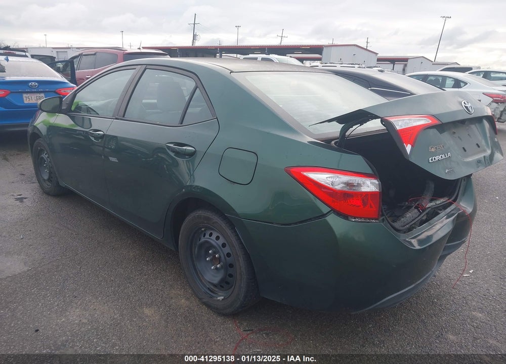 2015 TOYOTA COROLLA LE VIN: 2T1BURHE1FC313252