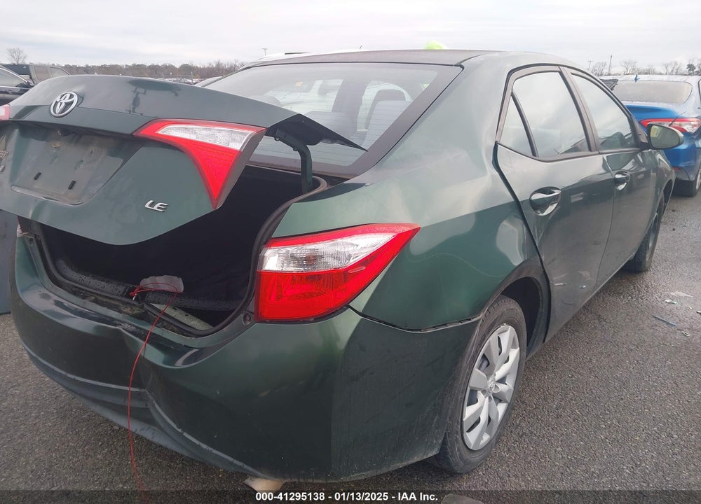2015 TOYOTA COROLLA LE VIN: 2T1BURHE1FC313252