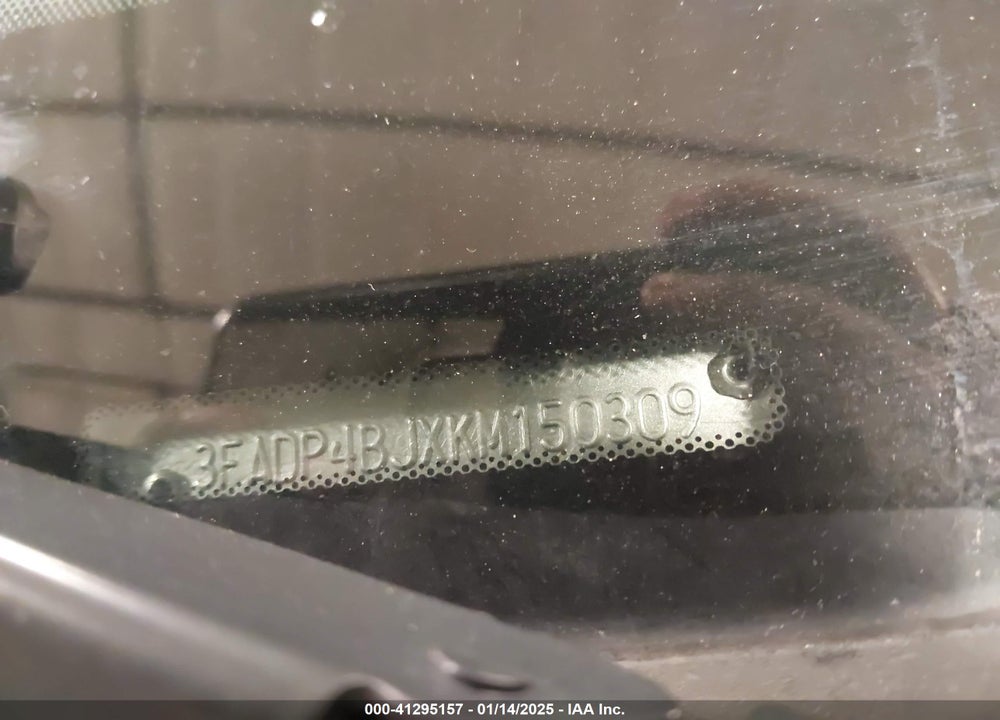 2019 FORD FIESTA VIN: 3FADP4BJXKM150309