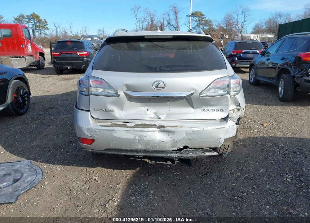 2010 LEXUS RX 350 BASE (A6) VIN: 2T2BK1BA0AC015762