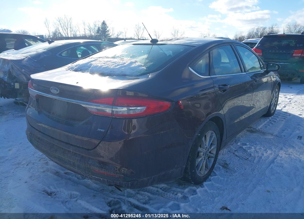 2017 FORD FUSION VIN: 3FA6P0H75HR290888