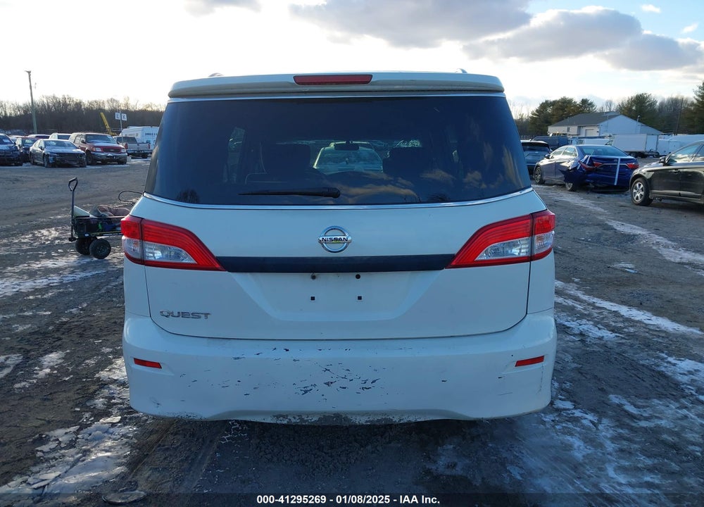2015 NISSAN QUEST S VIN: JN8AE2KP7F9123847