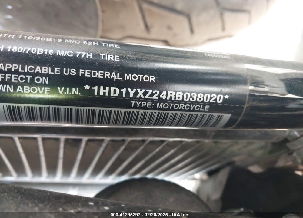 2024 HARLEY-DAVIDSON FXLRST VIN: 1HD1YXZ24RB038020