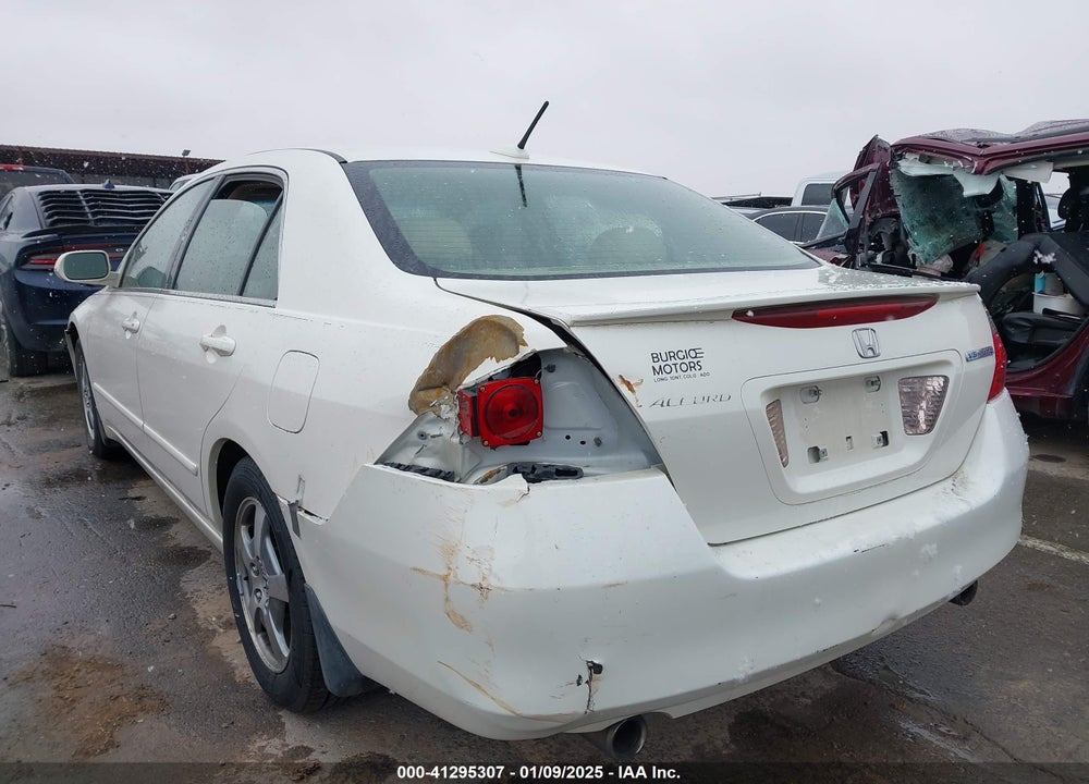 2006 HONDA ACCORD HYBRID VIN: JHMCN36496C001289