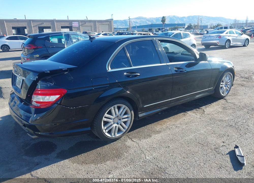 2008 MERCEDES-BENZ C VIN: WDDGF54X58F057584