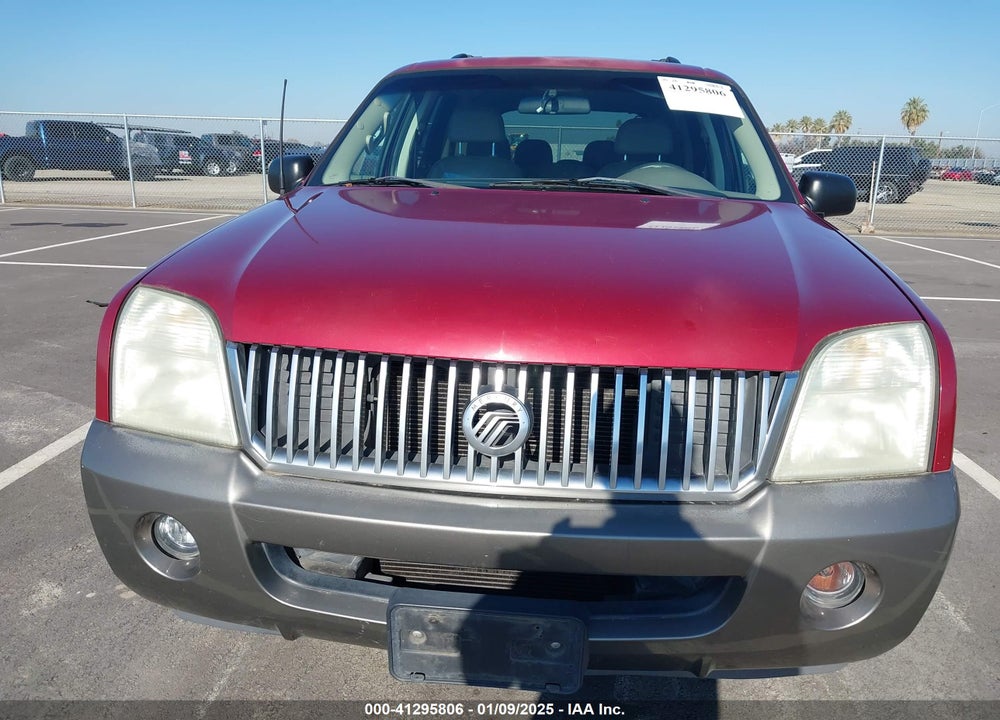 2002 MERCURY MOUNTAINEER VIN: 4M2ZU86E92ZJ28372