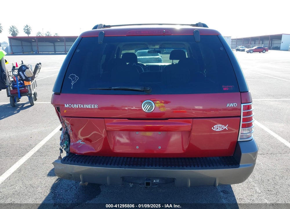 2002 MERCURY MOUNTAINEER VIN: 4M2ZU86E92ZJ28372