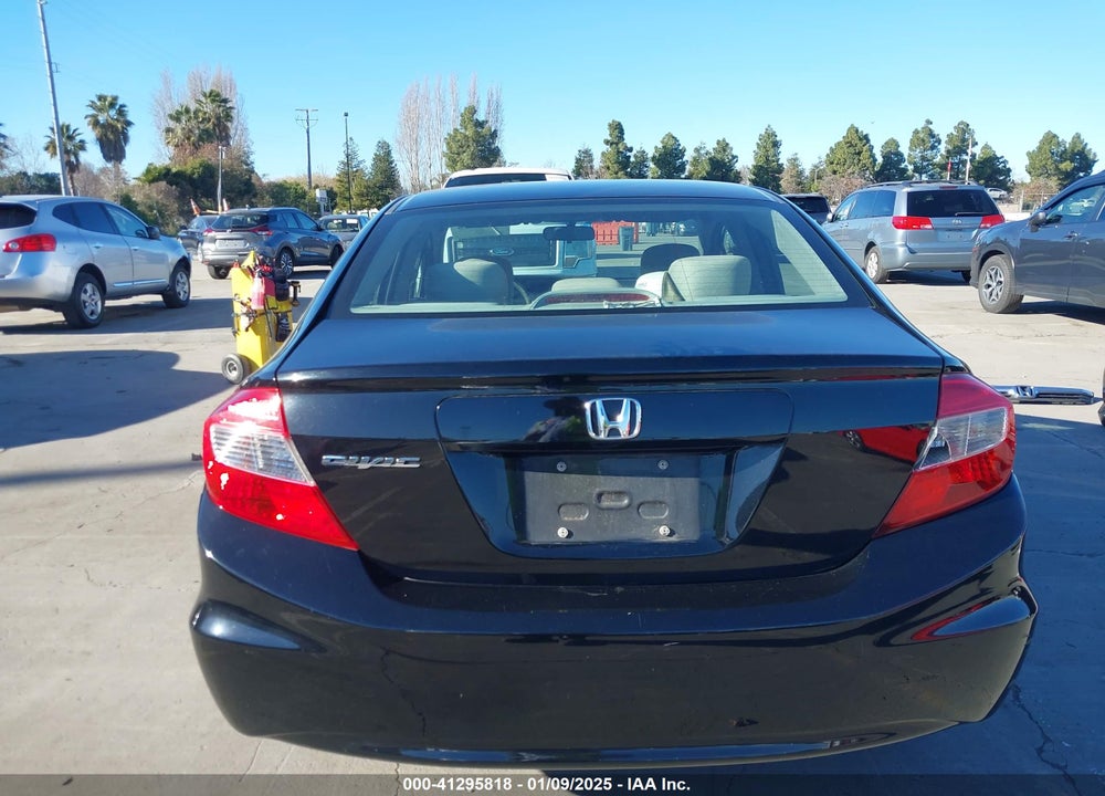 2012 HONDA CIVIC SDN LX VIN: 19XFB2F52CE360837