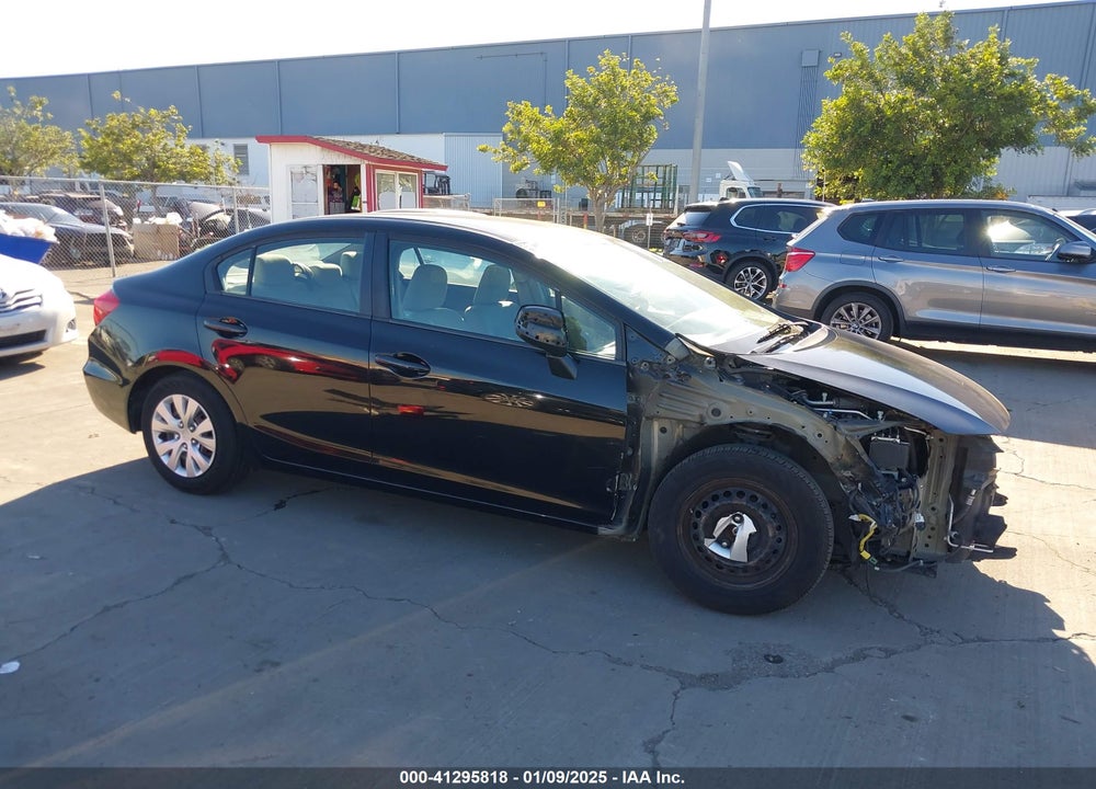 2012 HONDA CIVIC SDN LX VIN: 19XFB2F52CE360837