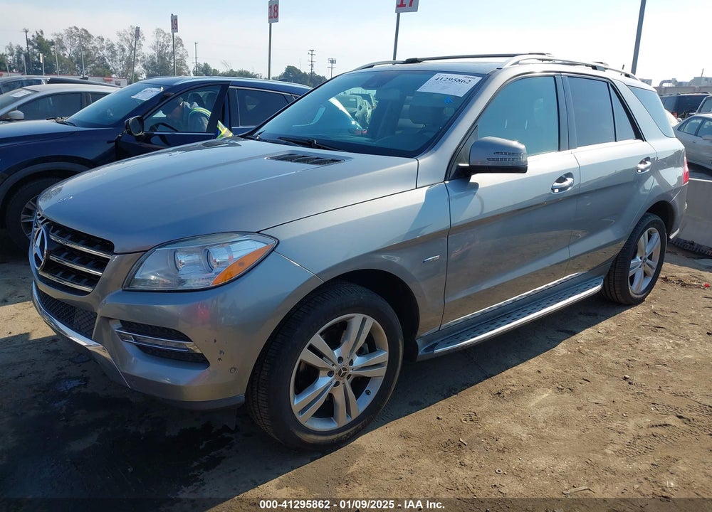 2012 MERCEDES-BENZ ML 350 BLUETEC 4MATIC VIN: 4JGDA2EB1CA056656