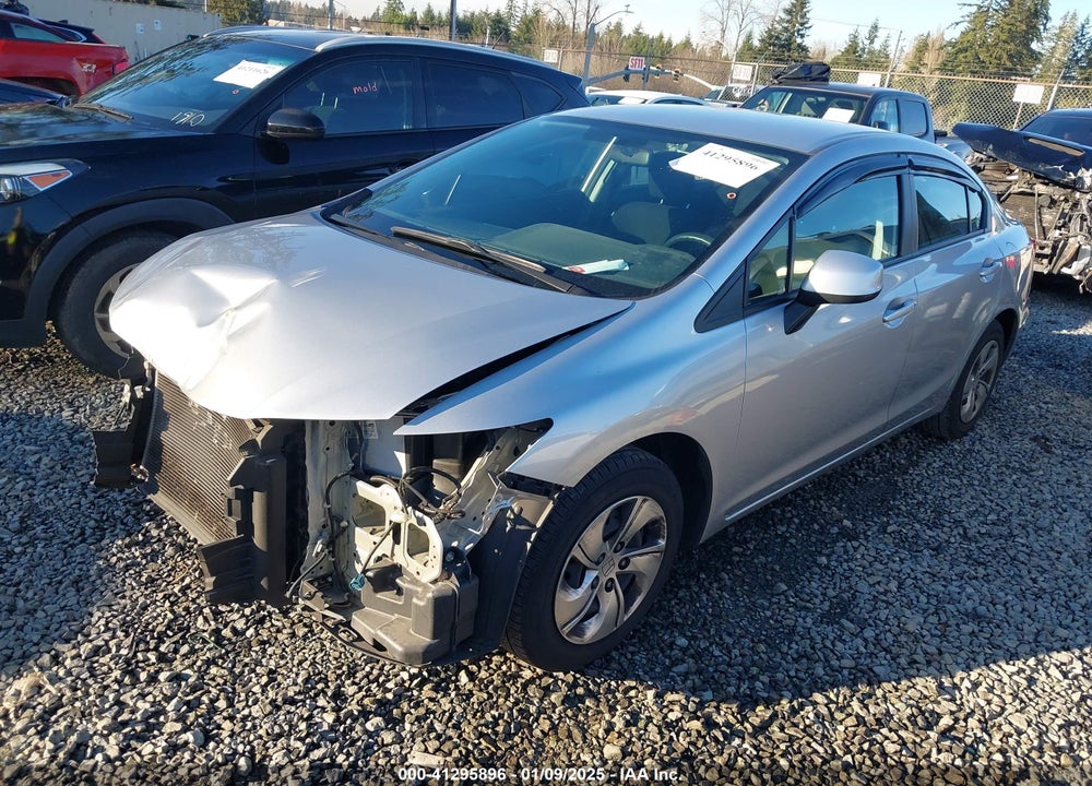 2013 HONDA CIVIC LX VIN: 19XFB2F5XDE279182