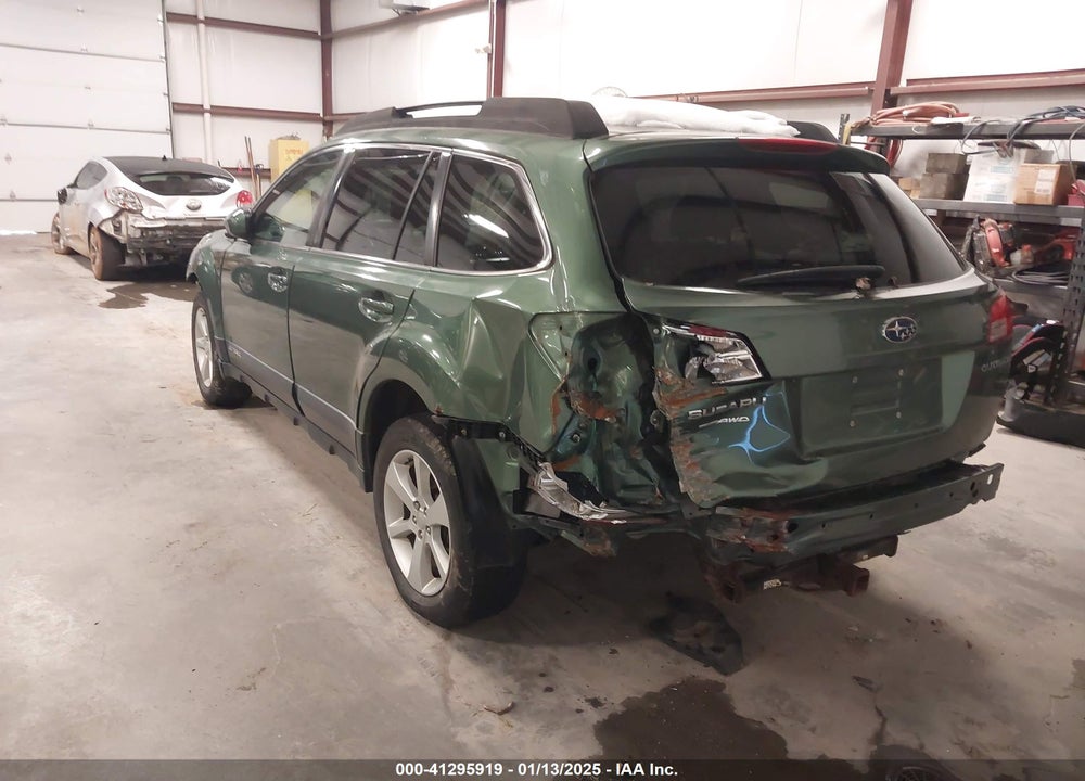 2013 SUBARU OUTBACK 2.5I PREMIUM VIN: 4S4BRCCC0D1295764