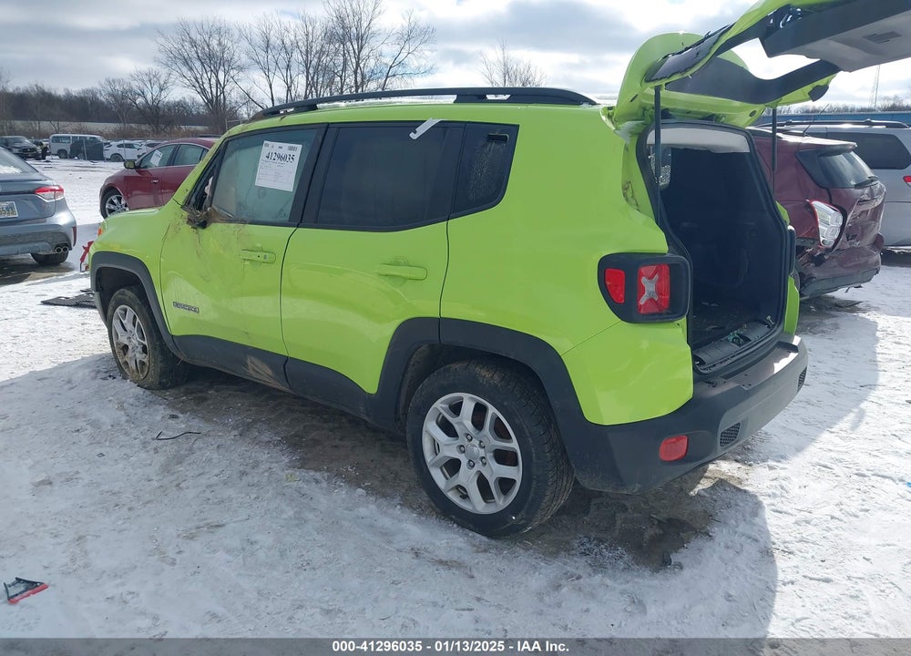 2017 JEEP RENEGADE LATITUDE 4X4 VIN: ZACCJBBB6HPF22433