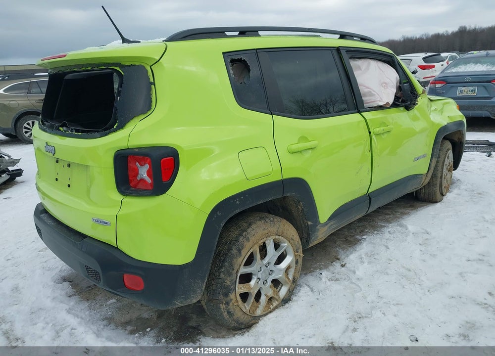 2017 JEEP RENEGADE LATITUDE 4X4 VIN: ZACCJBBB6HPF22433