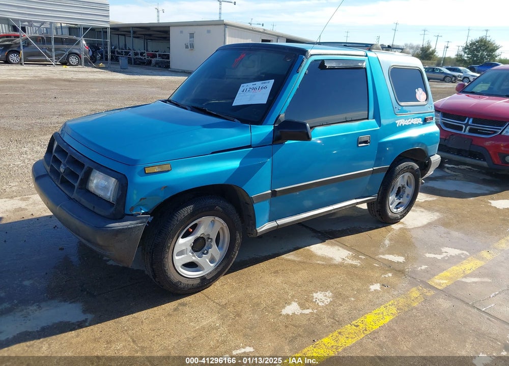 1997 GEO TRACKER SOFTTOP VIN: 2CNBE1865V6904672